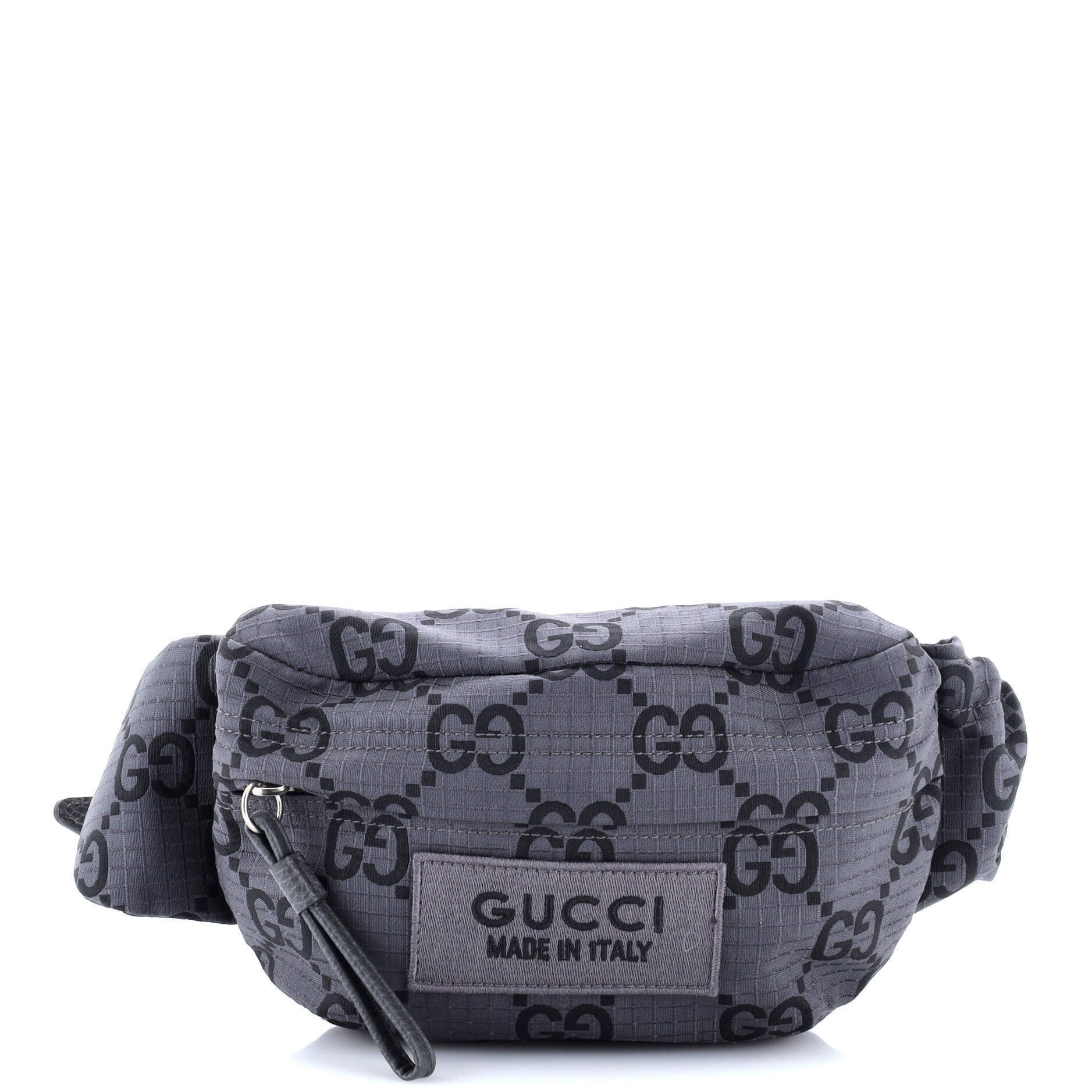 Gucci Ripstop Belt Bag Gg Nylon And Leather